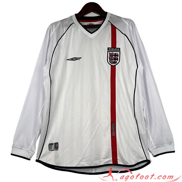 Maillot de Foot Angleterre Retro Longues Domicile Domicile 2002