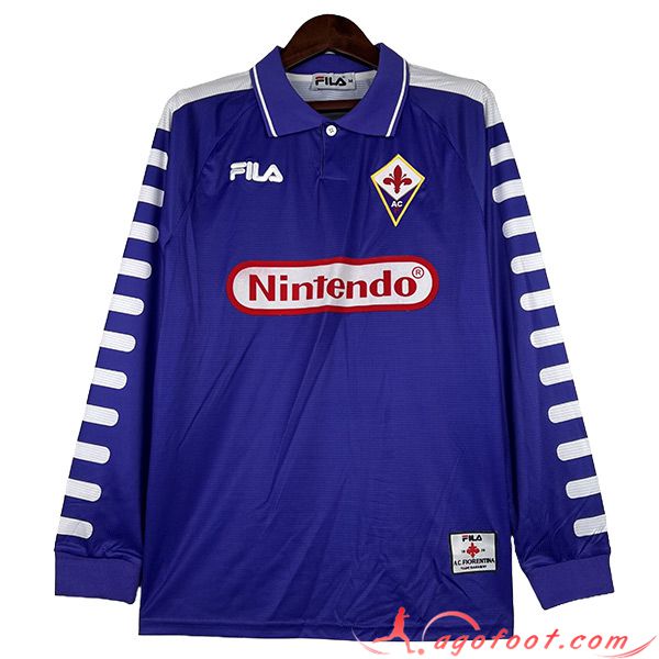 Maillot de Foot ACF Fiorentina Retro Manches Longues Domicile 1998/1999