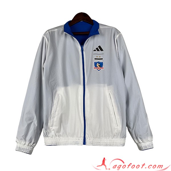 Coupe-Vent Colo Colo Gris/Blanc 2023/2024