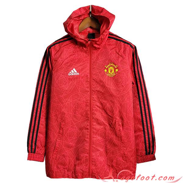 Coupe-Vent Manchester United Rouge 2023/2024 -03