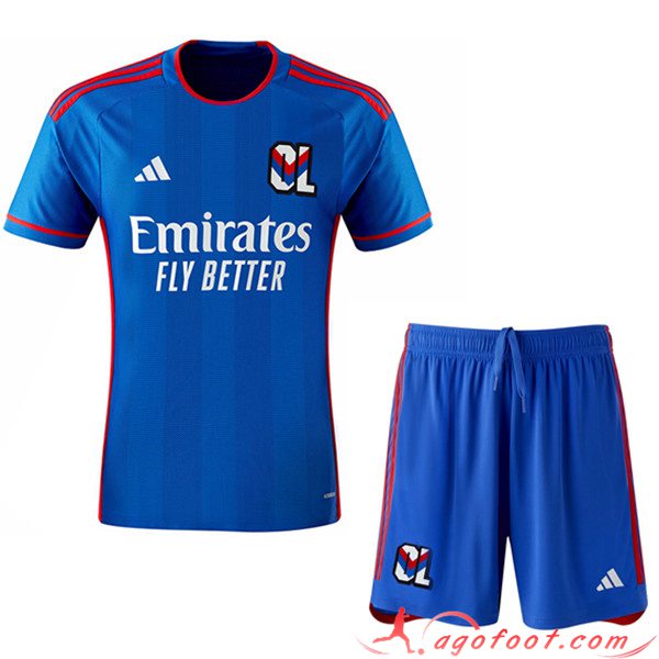 Ensemble Maillot Lyon Exterieur + Short 2023/2024