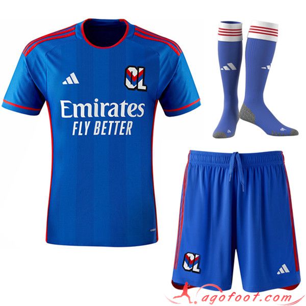 Ensemble Maillot Lyon Exterieur (Short + Chaussettes) 2023/2024
