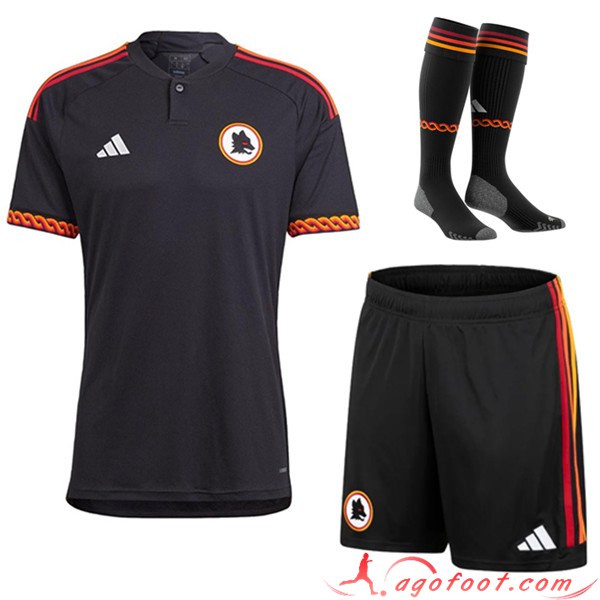 Ensemble Maillot AS Roma Third (Short + Chaussettes) 2023/2024