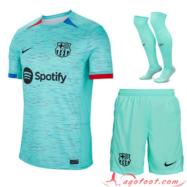 Ensemble Maillot FC Barcelone Third (Short + Chaussettes) 2023/2024