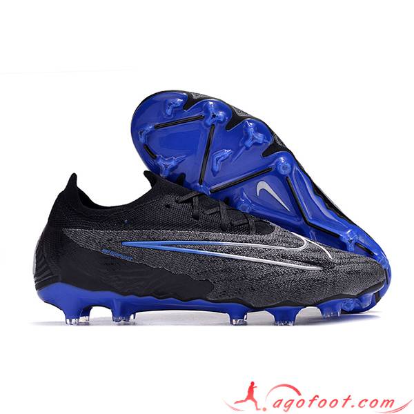 Nike Chaussures de Foot Phantom GX Elite DF Link FG Noir/Bleu