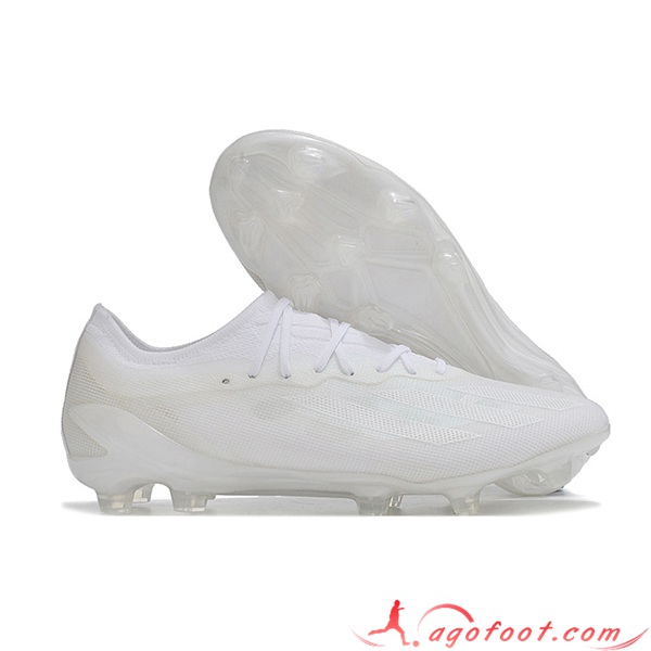 Adidas Chaussures de Foot X CRAZYFAST MESSI.1 FG BOOTS Blanc
