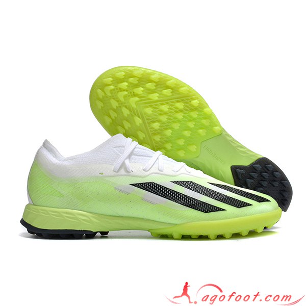 Adidas Chaussures de Foot X CRAZYFAST.1 TF BOOTS Vert