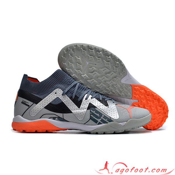 PUMA Chaussures de Foot Puma Future X Powercat Tokyo Match TF Gris