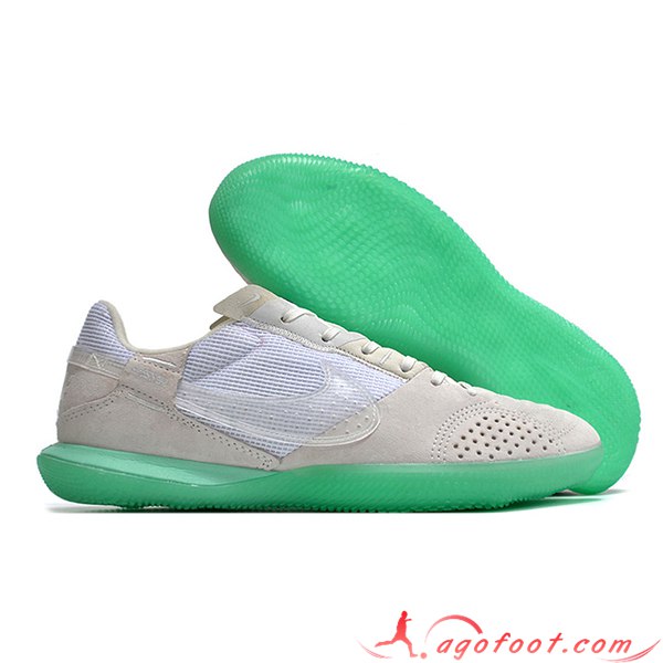 Nike Chaussures de Foot Streetgato Gris/Vert