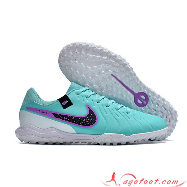 Nike Chaussures de Foot Tiempo Legend X Academy TF Bleu