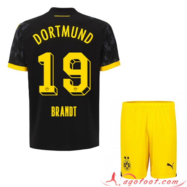 Maillot de Foot Dortmund BVB (BRANDT #19) Enfants 2023/2024 Exterieur