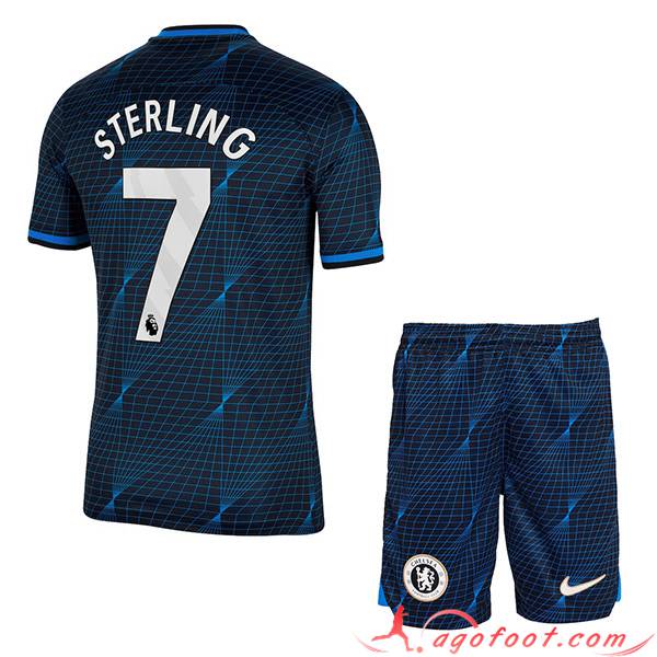 Maillot de Foot Chelsea (STERLING #7) Enfants 2023/2024 Exterieur