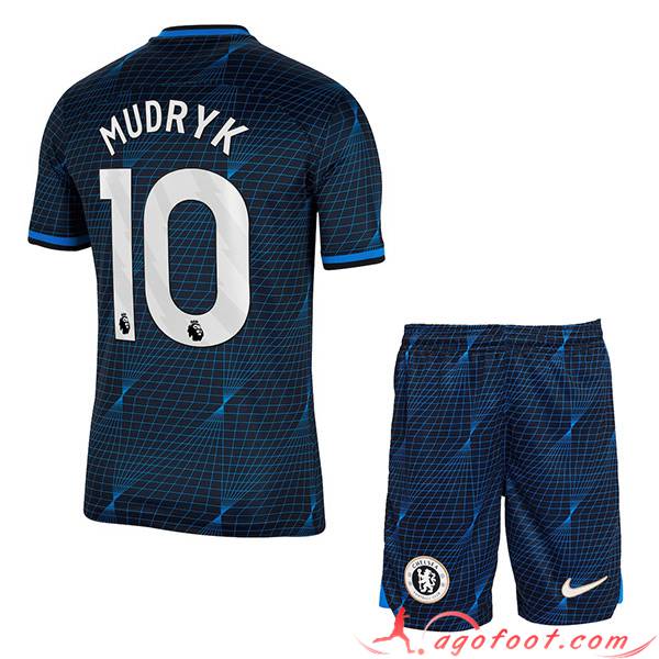 Maillot de Foot Chelsea (MUDRYK #10) Enfants 2023/2024 Exterieur