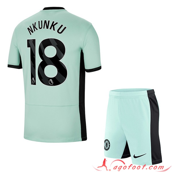 Maillot de Foot Chelsea (NKUNKU #18) Enfants 2023/2024 Third