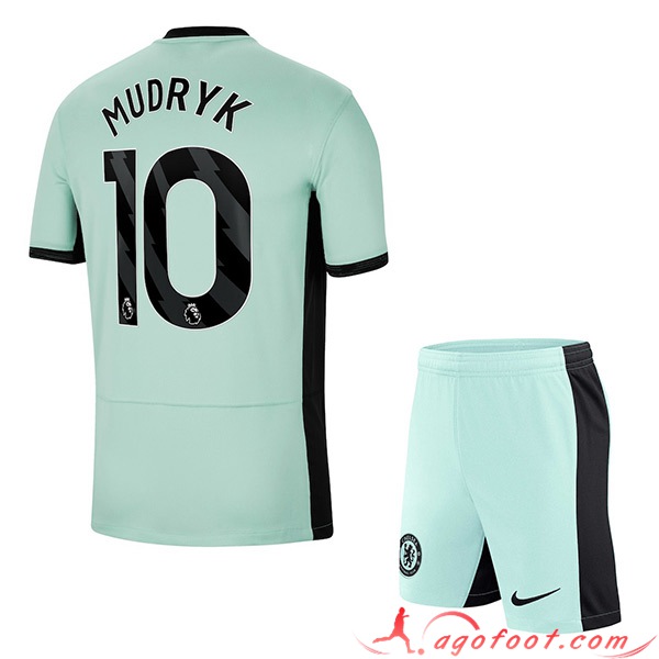Maillot de Foot Chelsea (MUDRYK #10) Enfants 2023/2024 Third