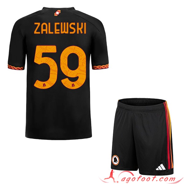 Maillot de Foot As Rome (ZALEWSKI #59) Enfants 2023/2024 Third