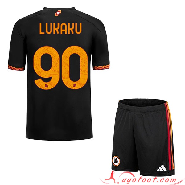 Maillot de Foot As Rome (LUKAKU #90) Enfants 2023/2024 Third