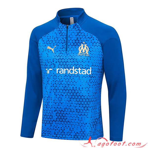 Sweatshirt Training Marseille Bleu 2023/2024