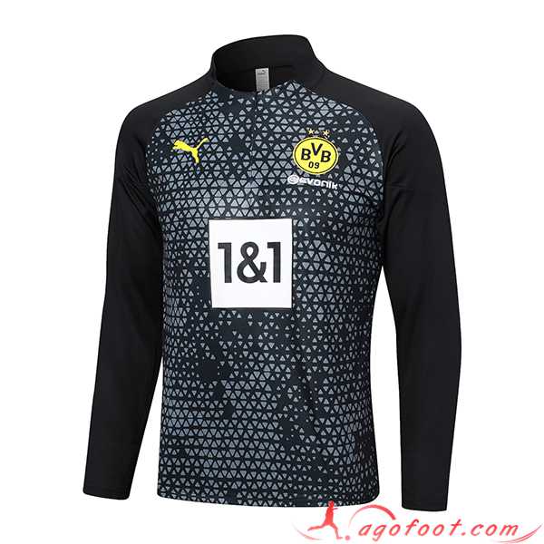 Sweatshirt Training Dortmund Noir 2023/2024 -02