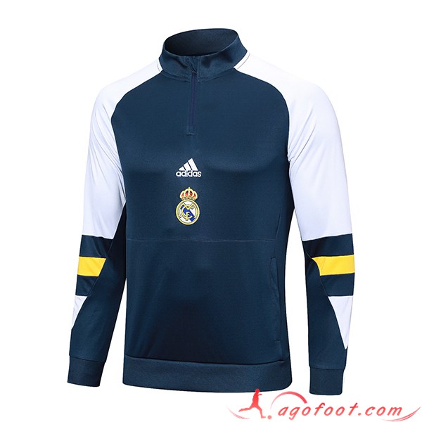 Sweatshirt Training Real Madrid Bleu Marine 2023/2024 -05