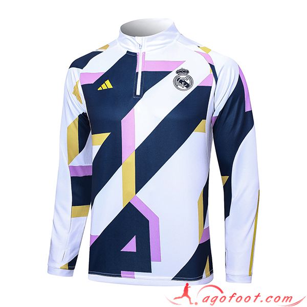 Sweatshirt Training Real Madrid Blanc 2023/2024 -06