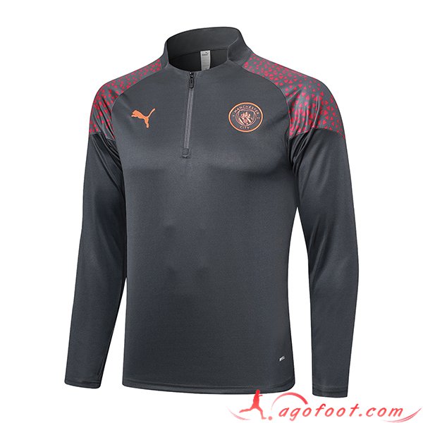 Sweatshirt Training Manchester City Gris 2023/2024 -03