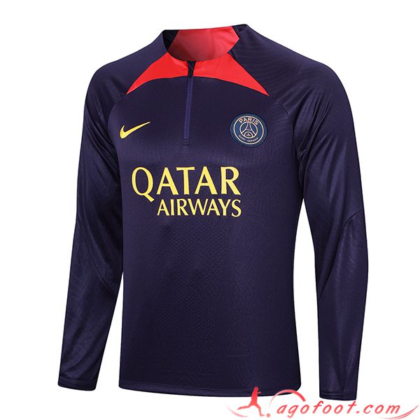 Sweatshirt Training PSG Pourpre 2023/2024 -02