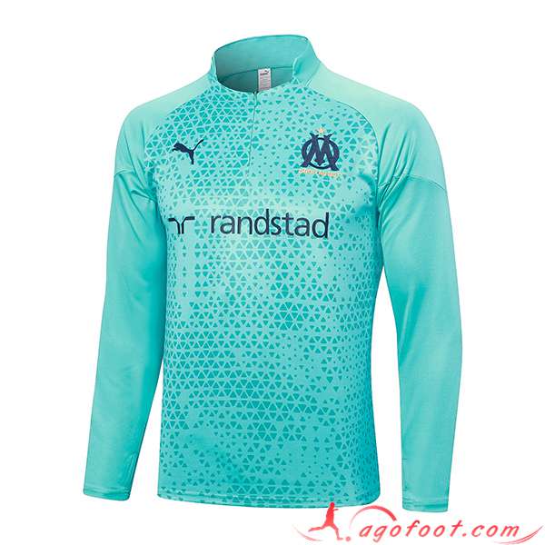 Sweatshirt Training Marseille Bleu Clair 2023/2024 -02