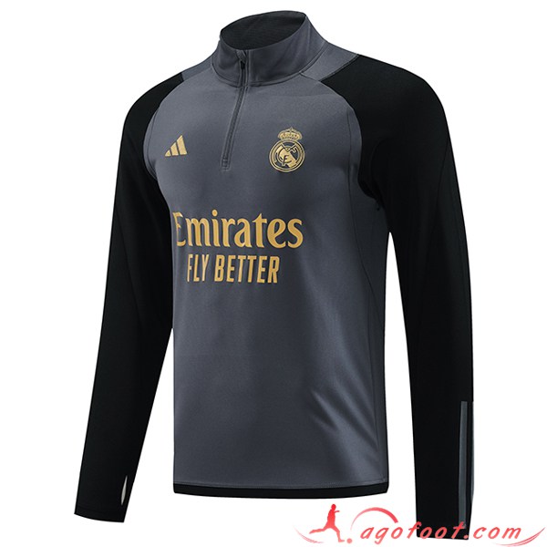 Sweatshirt Training Real Madrid Gris 2023/2024
