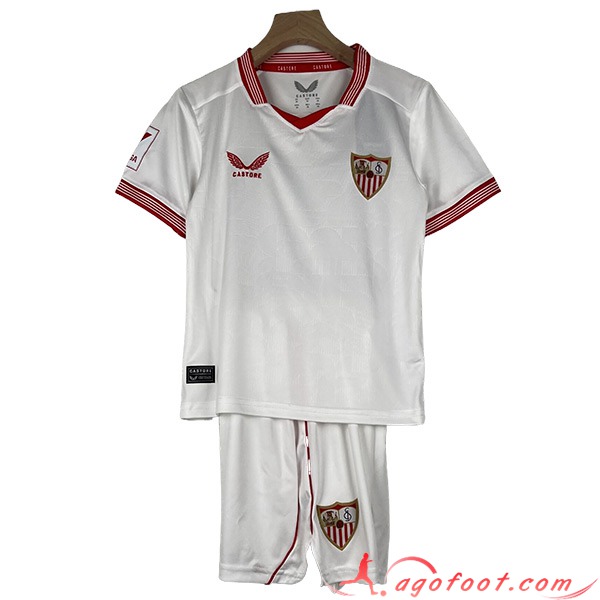 Maillot de Foot Sevilla FC Enfant Domicile 2023/2024
