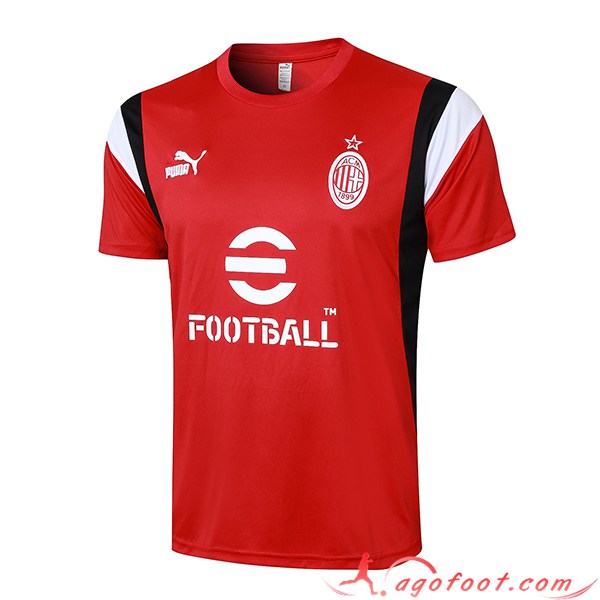 Polo Foot Milan AC Rouge 2023/2024 -03
