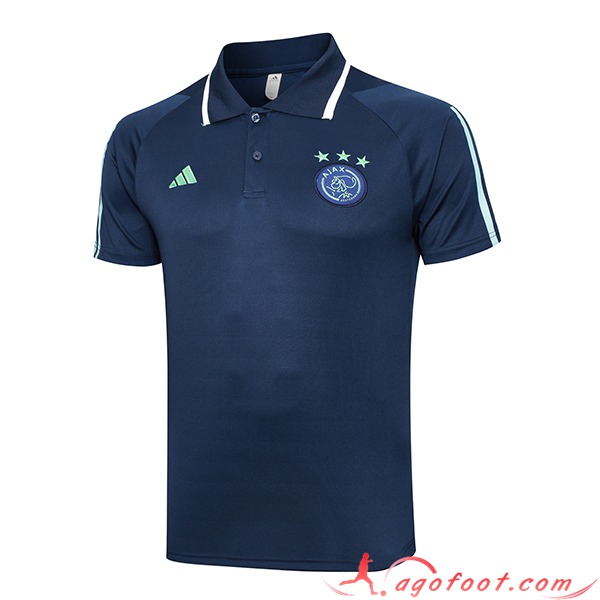Polo Foot Ajax Bleu Marine 2023/2024