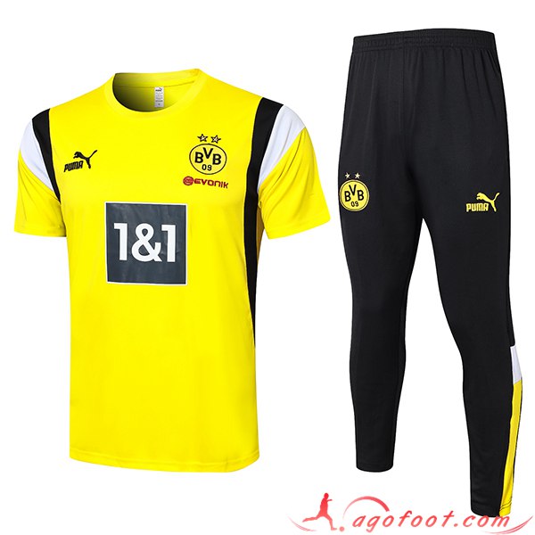 Ensemble Polo Foot Dortmund Jaune 2023/2024