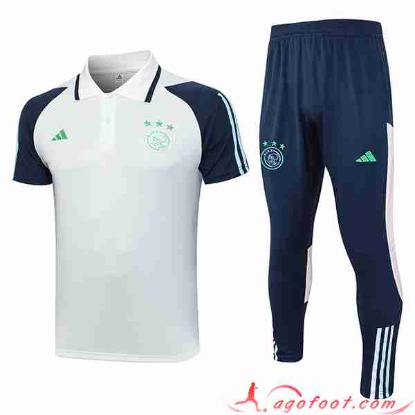 Ensemble Polo Foot Ajax Vert 2023/2024