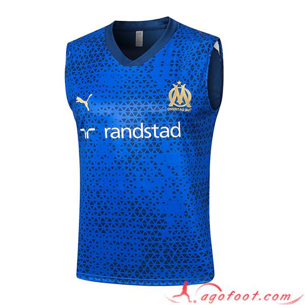 Training Debardeur Marseille Bleu 2023/2024