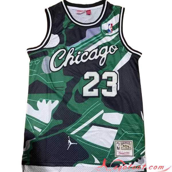 Maillot Chicago Bulls (JORDAN #23) 2023/24 Noir/Vert