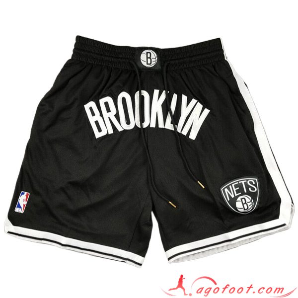 Shorts NBA Brooklyn Nets 2023/24 Noir