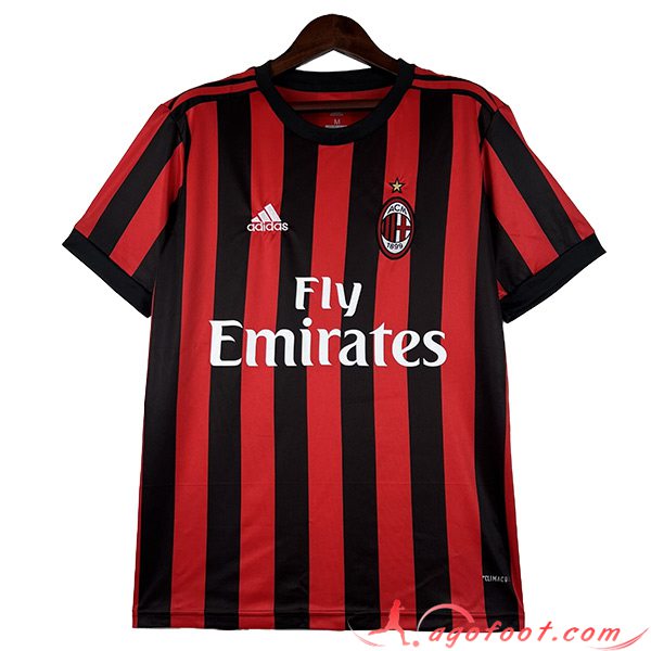 Maillot de Foot Milan AC Retro Domicile 2017/2018