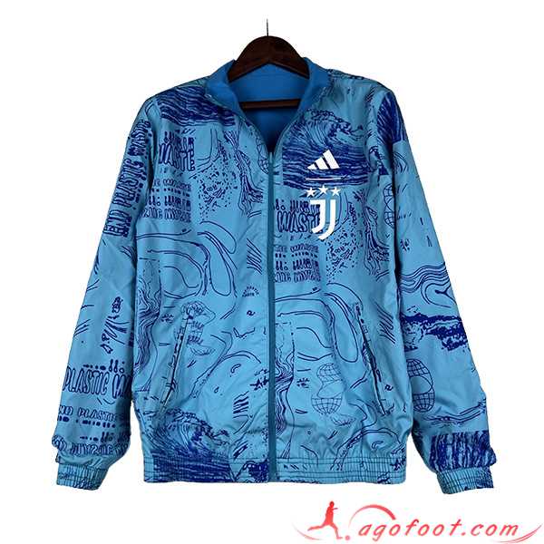 Coupe-Vent Juventus Bleu Clair 2023/2024 -02