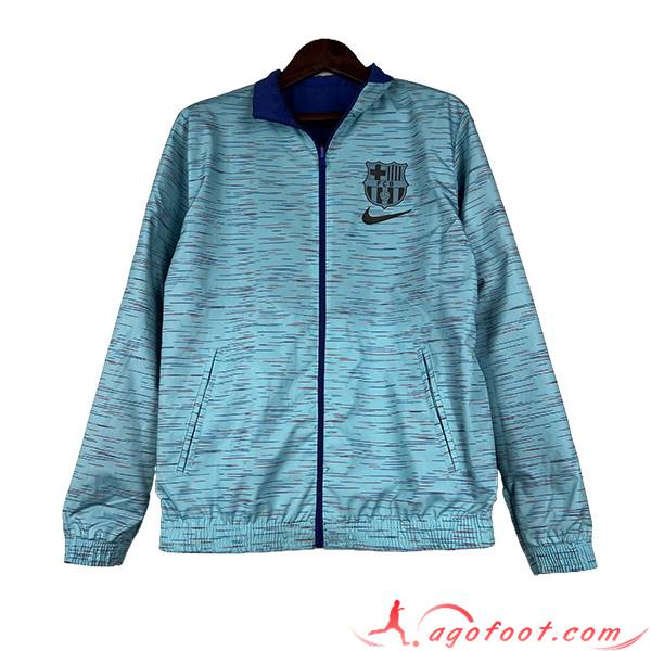 Coupe-Vent FC Barcelone Bleu Clair 2023/2024