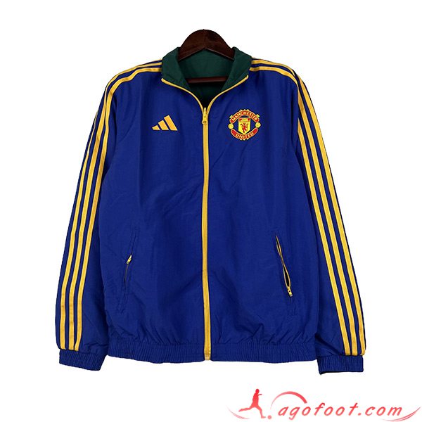 Coupe-Vent Manchester United Bleu 2023/2024