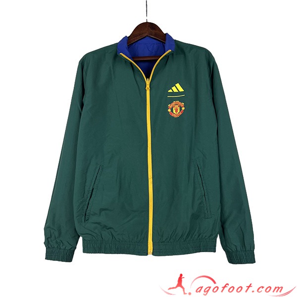 Coupe-Vent Manchester United Vert 2023/2024
