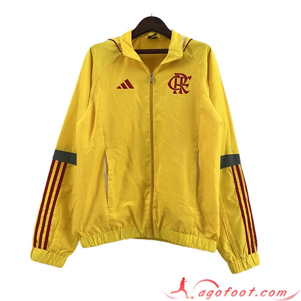 Coupe-Vent Flamengo Jaune 2023/2024