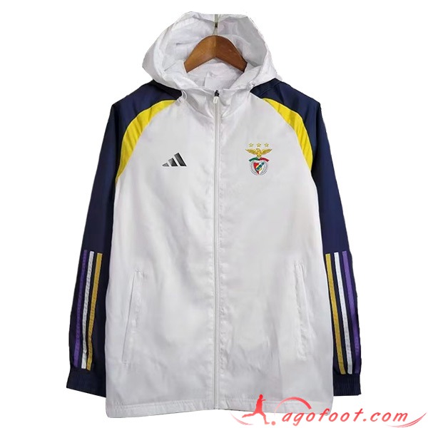 Coupe-Vent Benfica Blanc 2023/2024