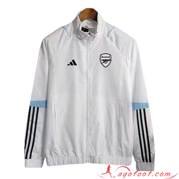 Coupe-Vent Arsenal Blanc 2023/2024 -04