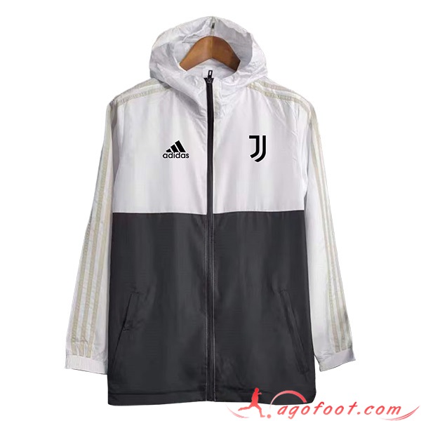 Coupe-Vent Juventus Blanc/Noir 2023/2024