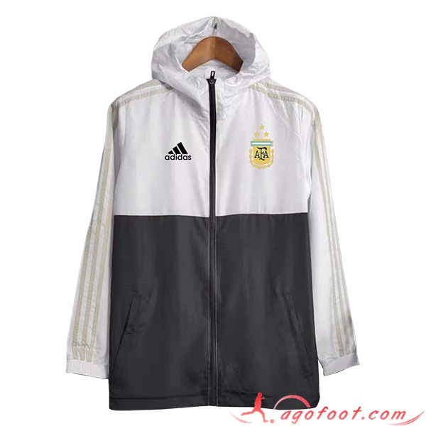 Coupe-Vent Argentin Blanc/Noir 2023/2024
