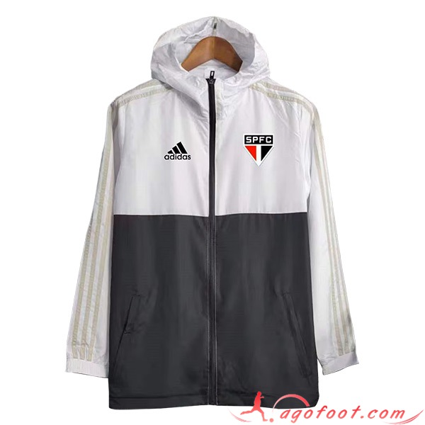 Coupe-Vent Sao Paulo FC Blanc/Noir 2023/2024