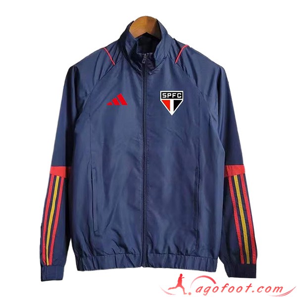 Coupe-Vent Sao Paulo FC Bleu Marine 2023/2024 -02