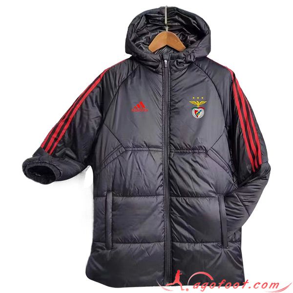 Nouveau Doudoune A Capuche Benfica Noir 2023/2024